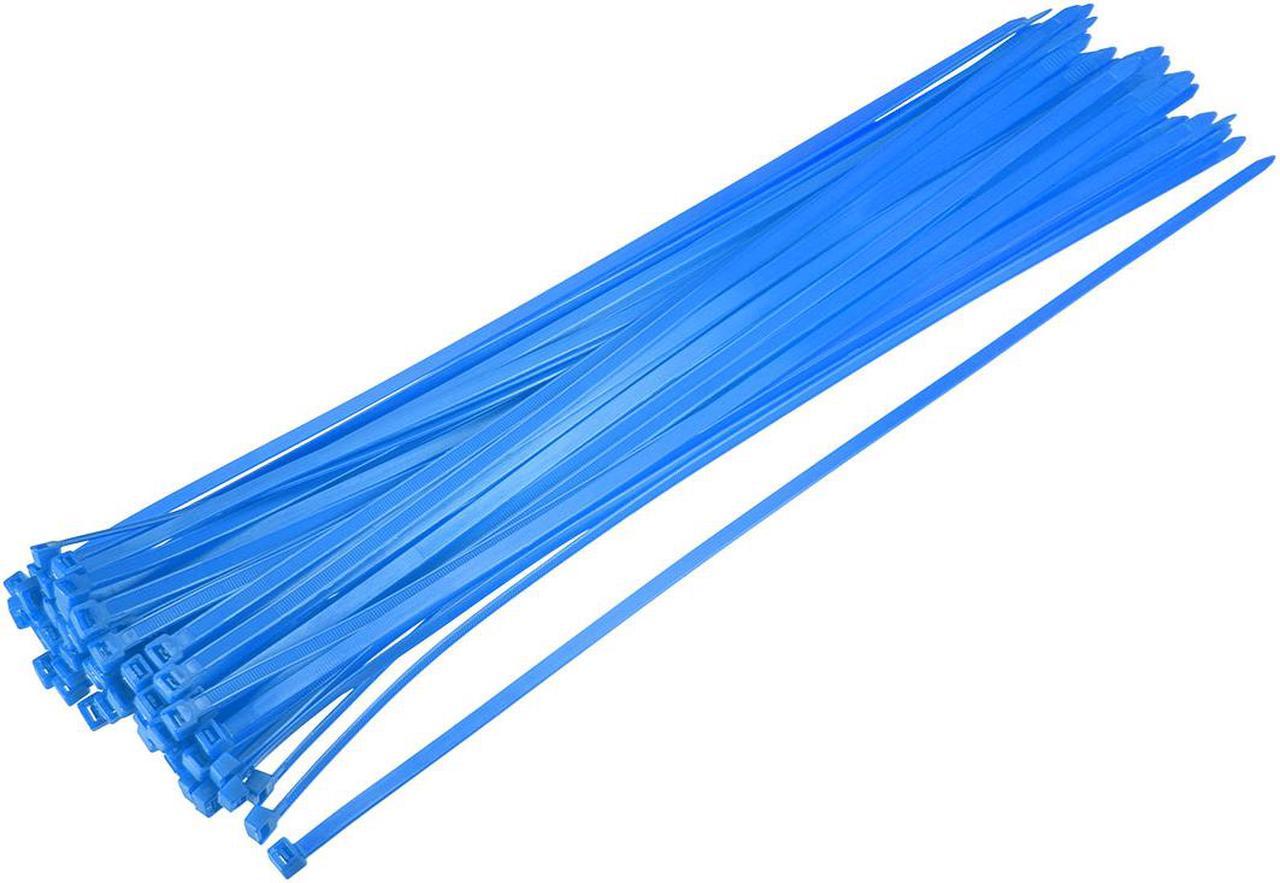 Cable Zip Ties 300mmx3.6mm Self-Locking Nylon Tie Wraps Blue 60pcs