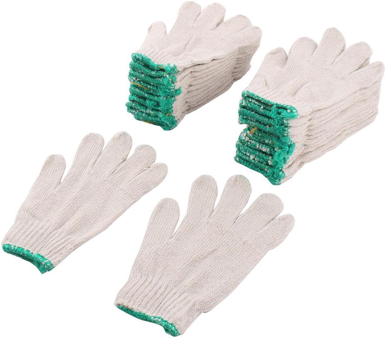 12 Pair Knitting Industry Construction Work Working Hand Protector Gloves