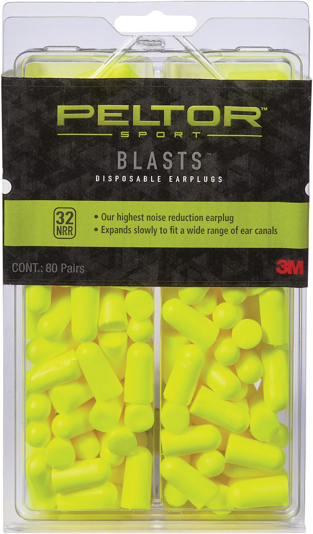 3M/PELTOR 97082-PEL80-6C PELTOR SPORTBLAST DISP EARPLG 80PAIR