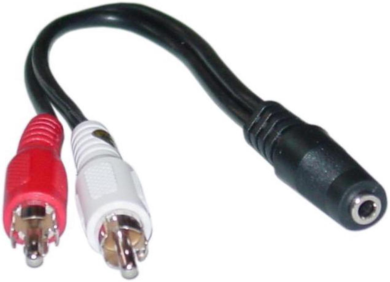 Alt view image 3 of 3 - Cable Wholesale 1/4 inch Stereo Male / 3.5mm Stereo Female Stereo to stereo adapter