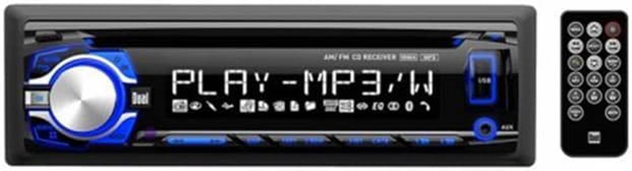 Alt view image 4 of 5 - DUAL XDM260 Dual CD/MP3 Player with Charging USB 3.5mm AUX and 3.7 LCD