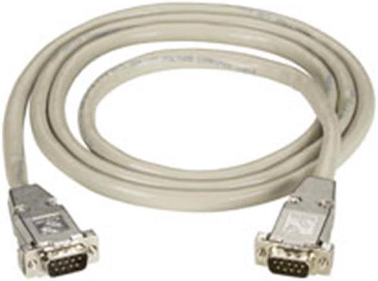 Alt view image 3 of 8 - Black Box EDN12H-0005-MF RS232 Shielded Cable - Metal Hood, DB9 Male/Female, Beige, 5 ft.