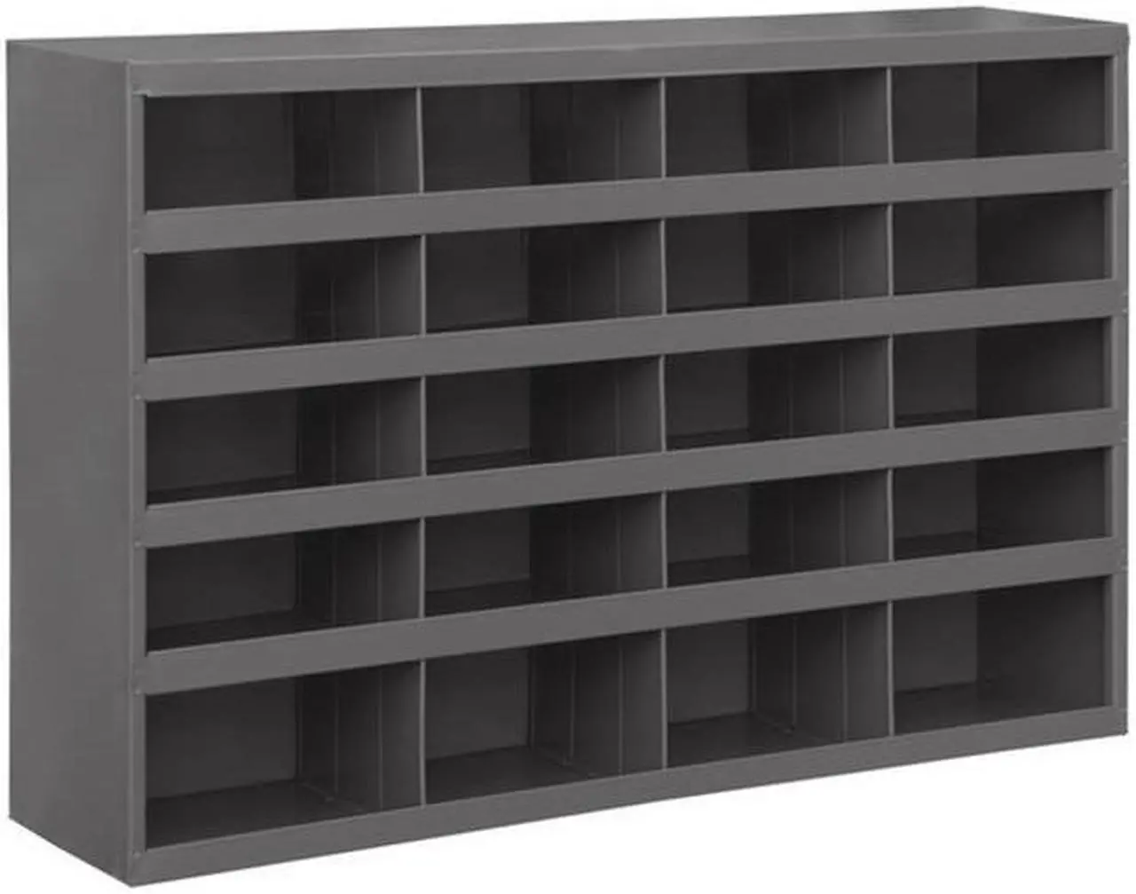 Alt view image 3 of 4 - DURHAM MFG 394-95 Prime Cold Rolled Steel Pigeonhole Bin Unit , 8 1/2 in D x