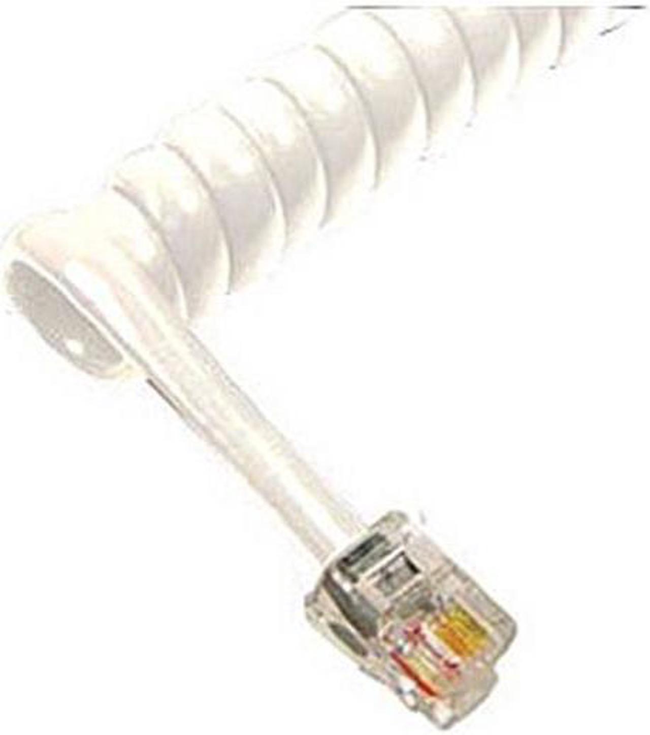 12 ft. Handset Cord, White