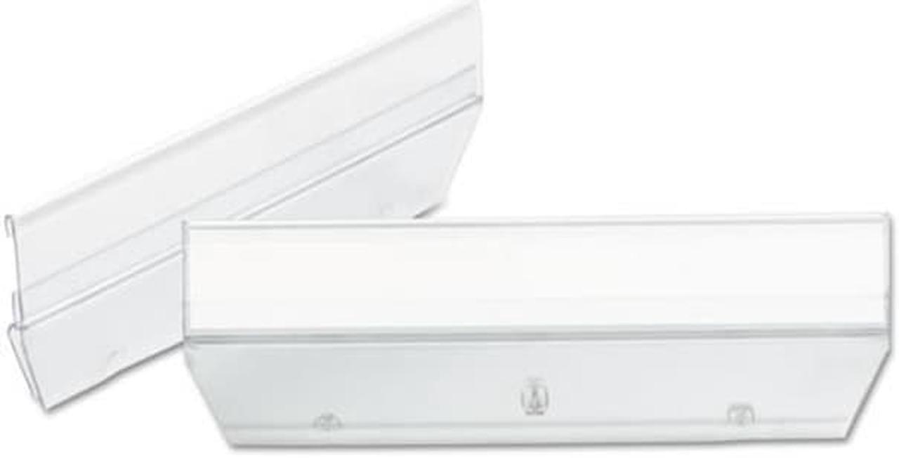 Alt view image 3 of 18 - Smead Easy Slide Hanging Folder Tab 1/3 Tab 3 1/2 in Clear 18/Pack 64626