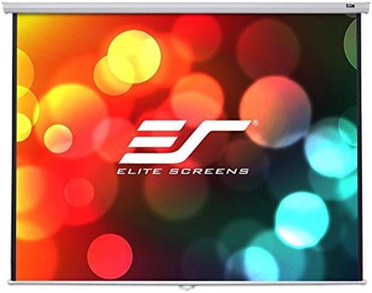 Alt view image 3 of 16 - Elite Screens Manual M120H Manual Projection Screen - 120" - 16:9 - Wall/Ceiling Mount