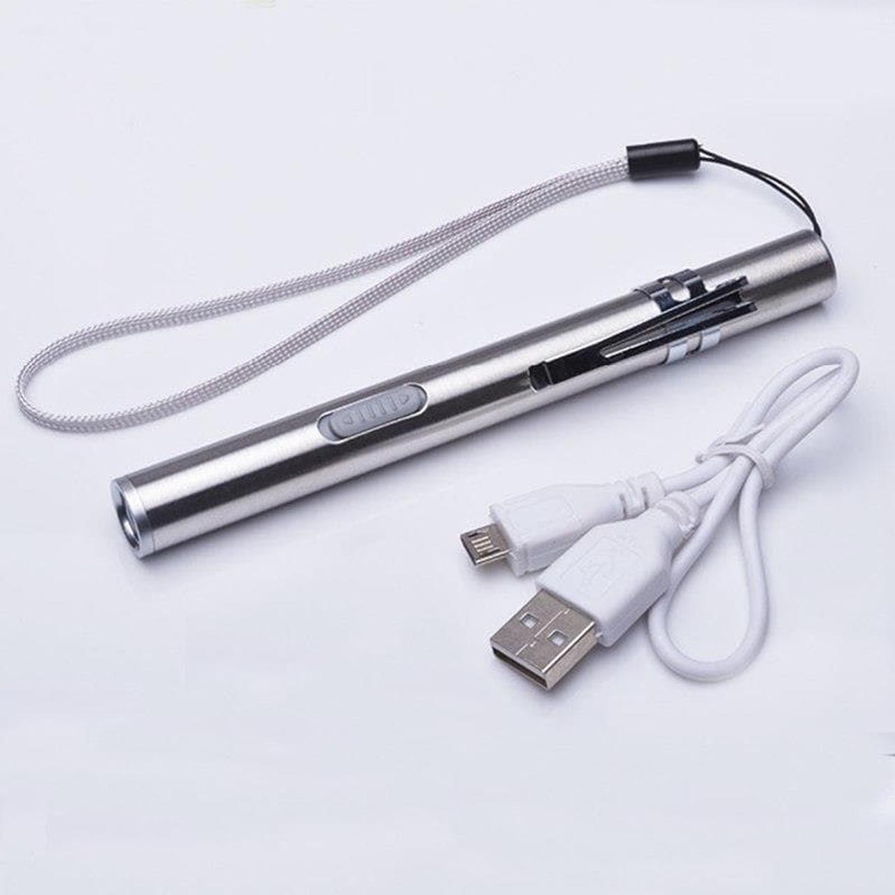 Universal Aluminum alloy Pocket Mini USB Gadgets Rechargeable Light Flashlight Medical Home Outdoor Ultra Bright LED Long Shots