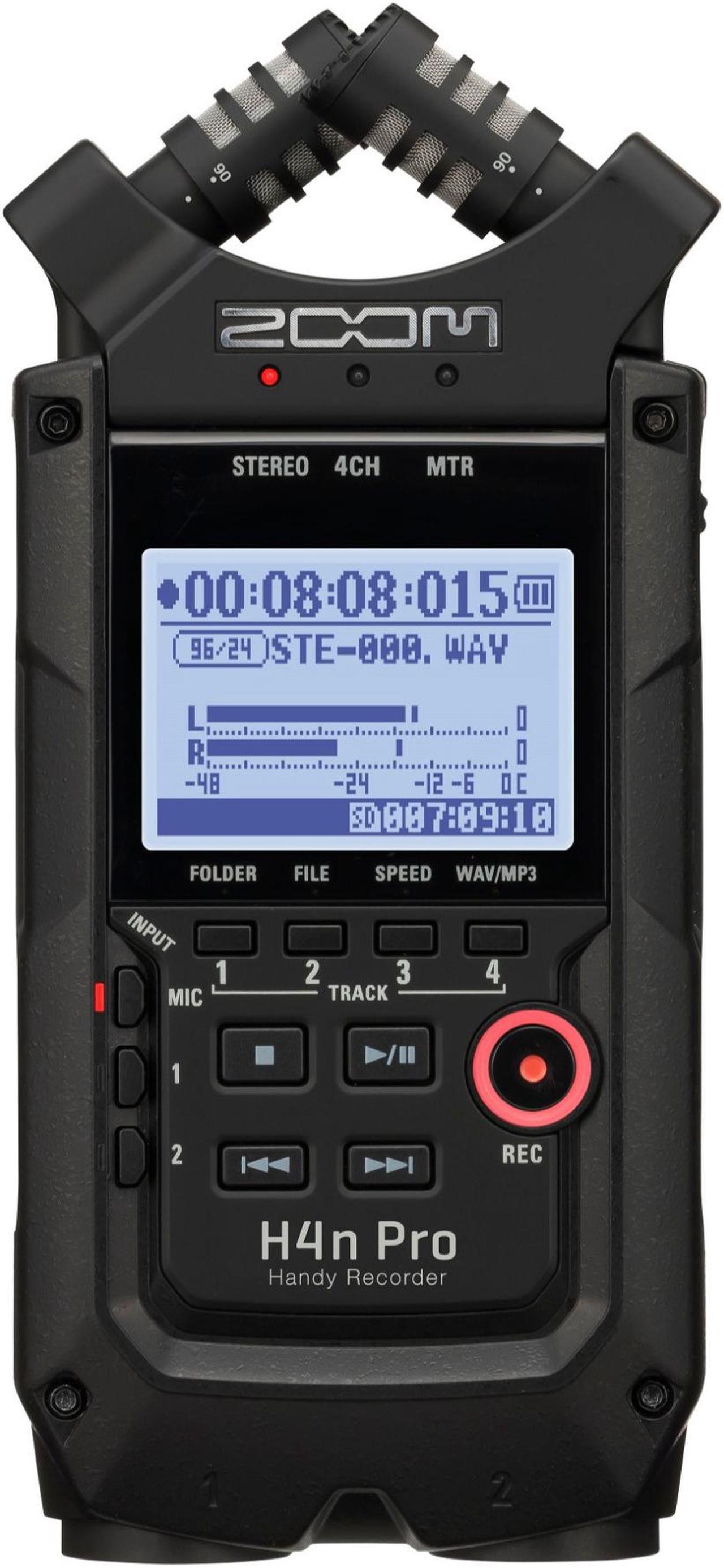 Alt view image 14 of 20 - Zoom Digital Multitrack Recorder (H4n Pro All Black)