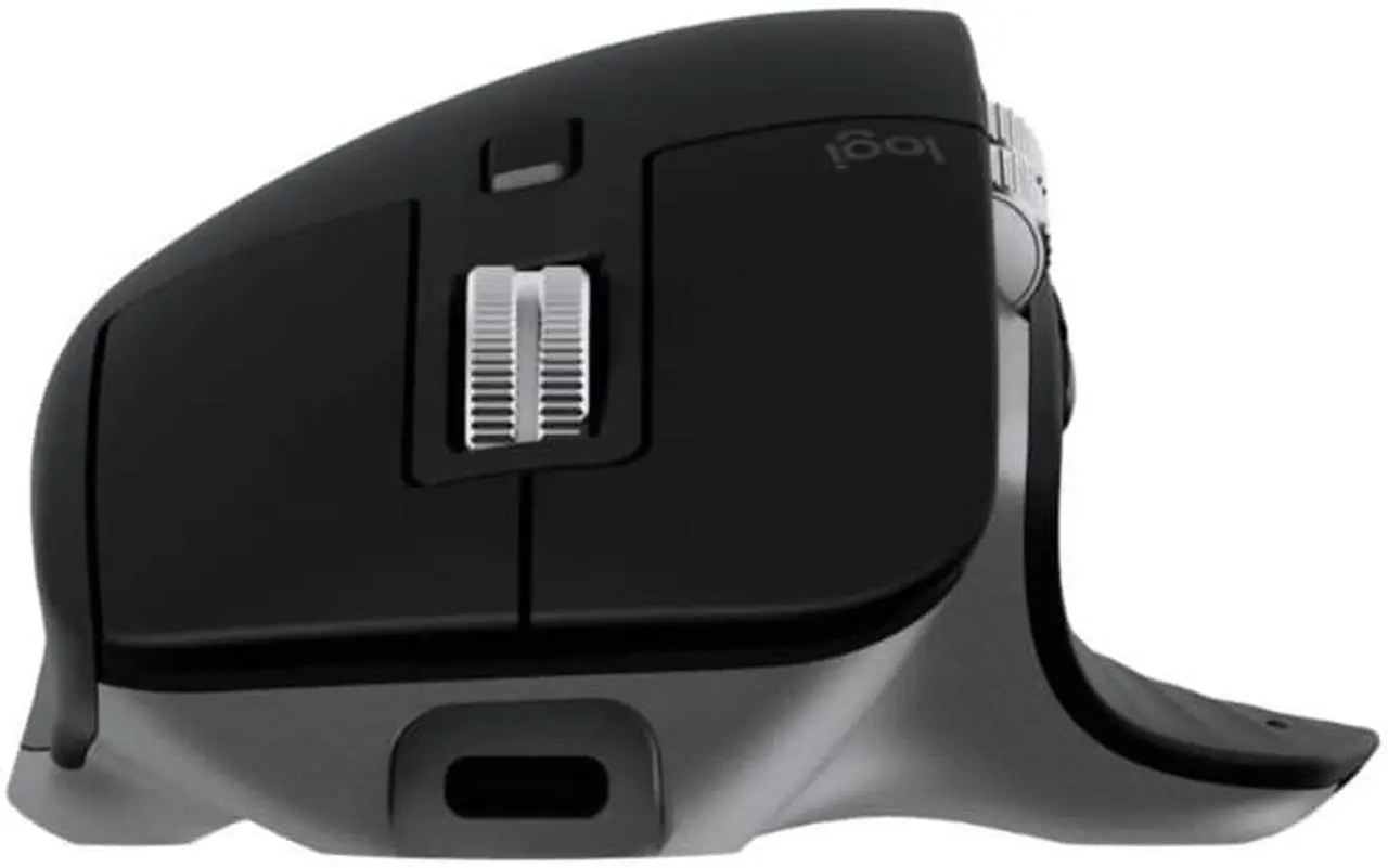 Alt view image 14 of 20 - Logitech MX Master 3 – Advanced Wireless Mouse for Mac, Ultrafast Scrolling, Ergonomic Design, 4000 DPI, Customisation, USB-C, Bluetooth, MacBook Pro,Macbook Air,iMac, iPad Compatible - Space Grey