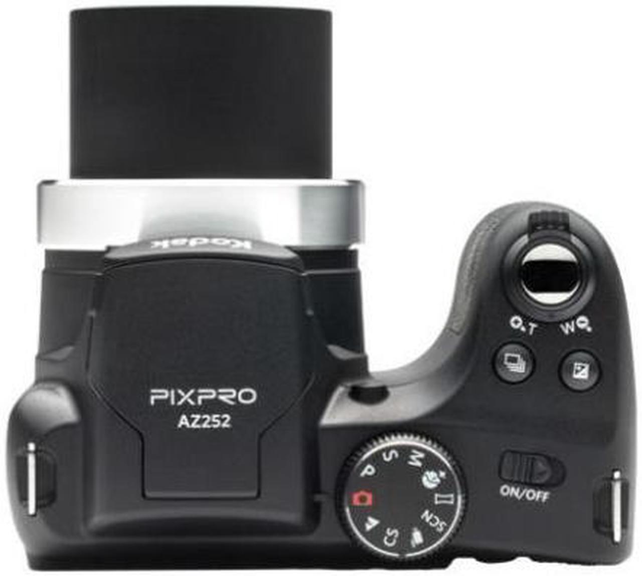 Alt view image 7 of 7 - Kodak PIXPRO AZ252 16MP Digital Camera (Black) with 32GB SD Card and Case
