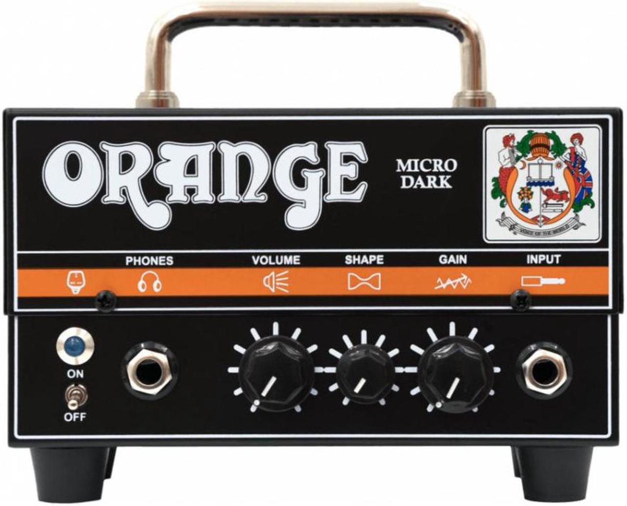 Alt view image 2 of 7 - Orange Amps Micro Dark Terror 20-Watt Amp Head with Cabinet and Speaker Cable