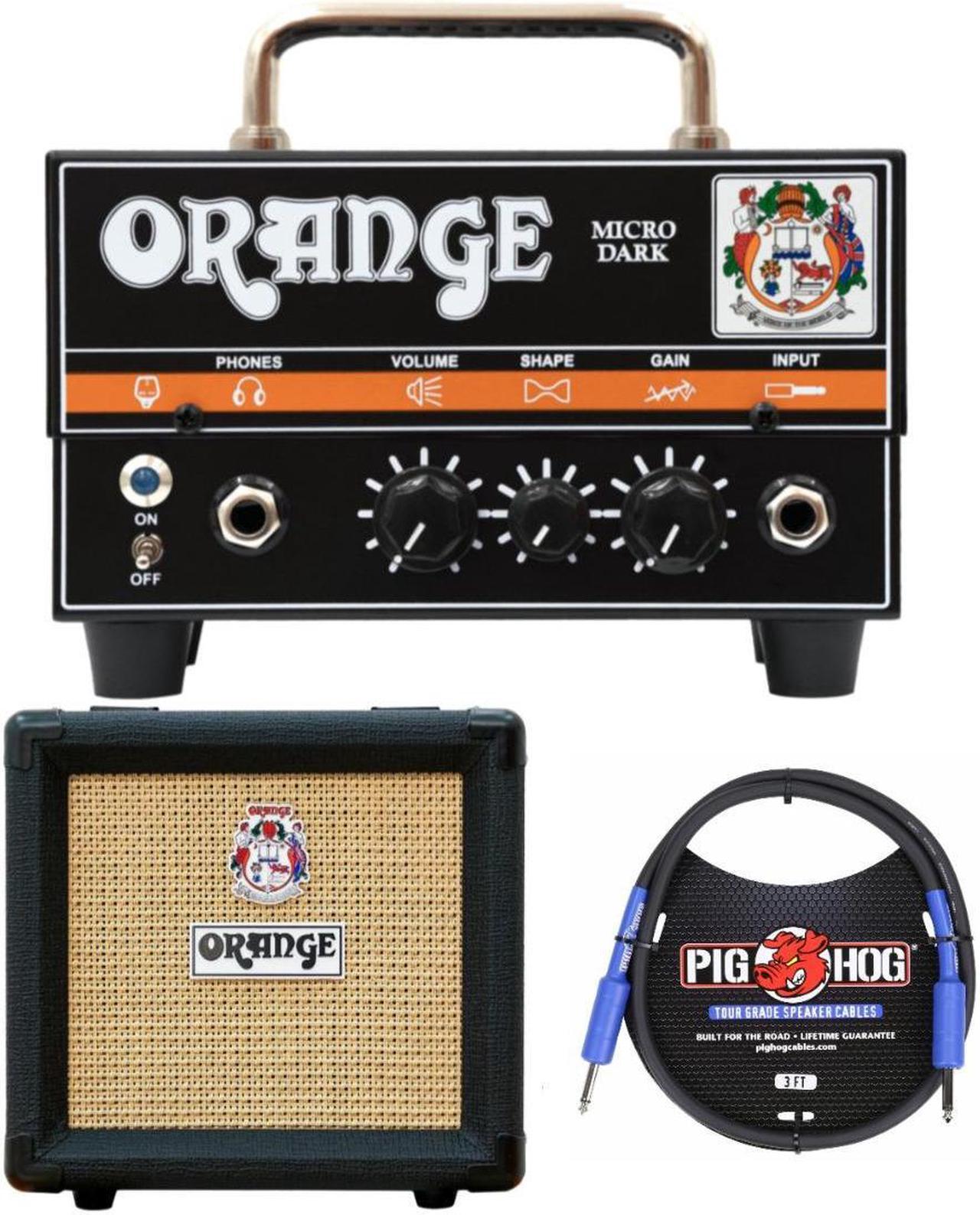 Main image of Orange Amps Micro Dark Terror 20-Watt Amp Head with Cabinet and Speaker Cable