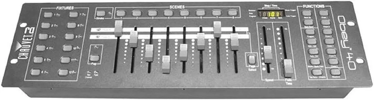Alt view image 13 of 14 - CHAUVET DJ Obey 40 DMX Lighting Controller