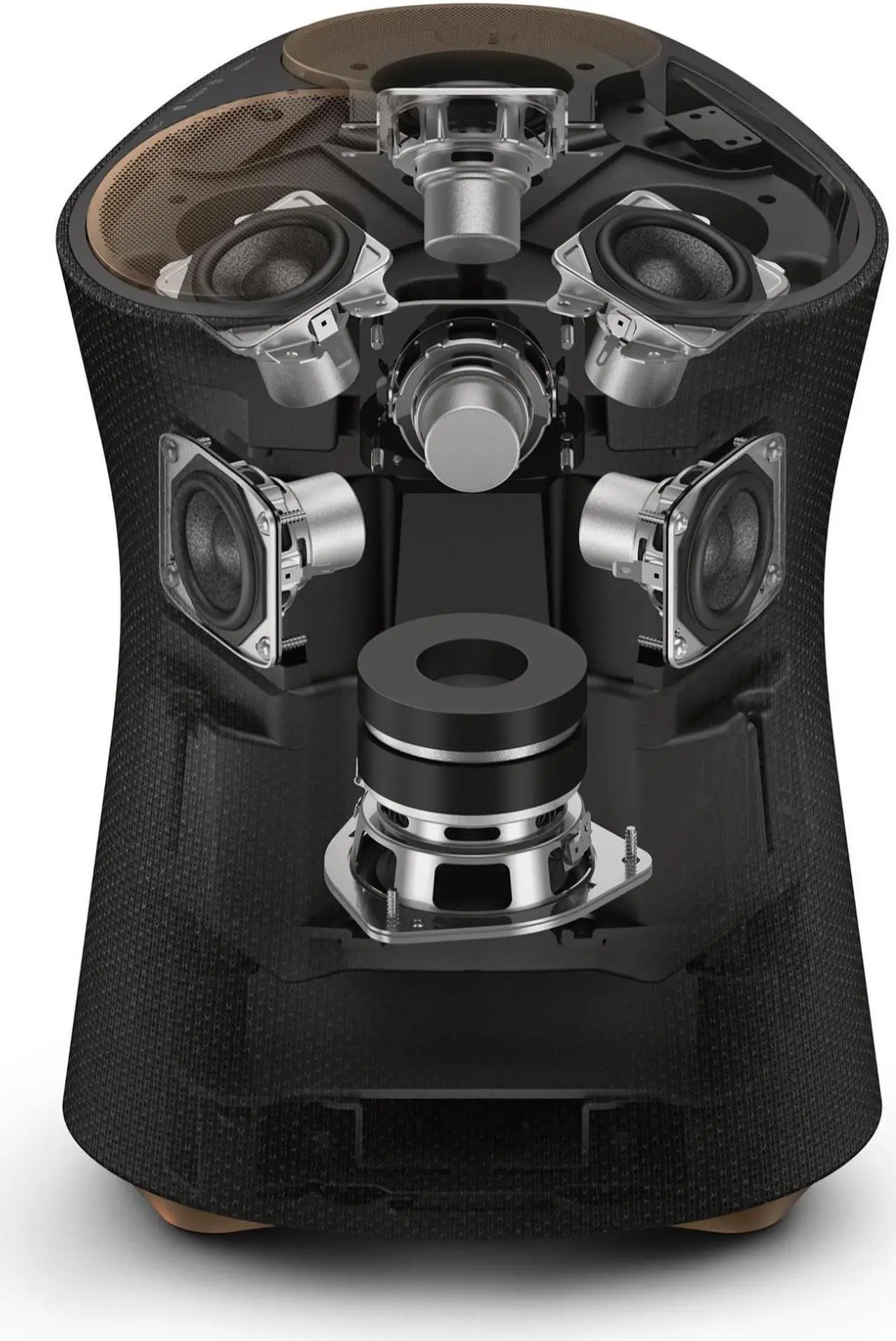Alt view image 11 of 13 - Sony SRS-RA5000 Reality 360 Audio Multi Room Speaker in Black (2021)