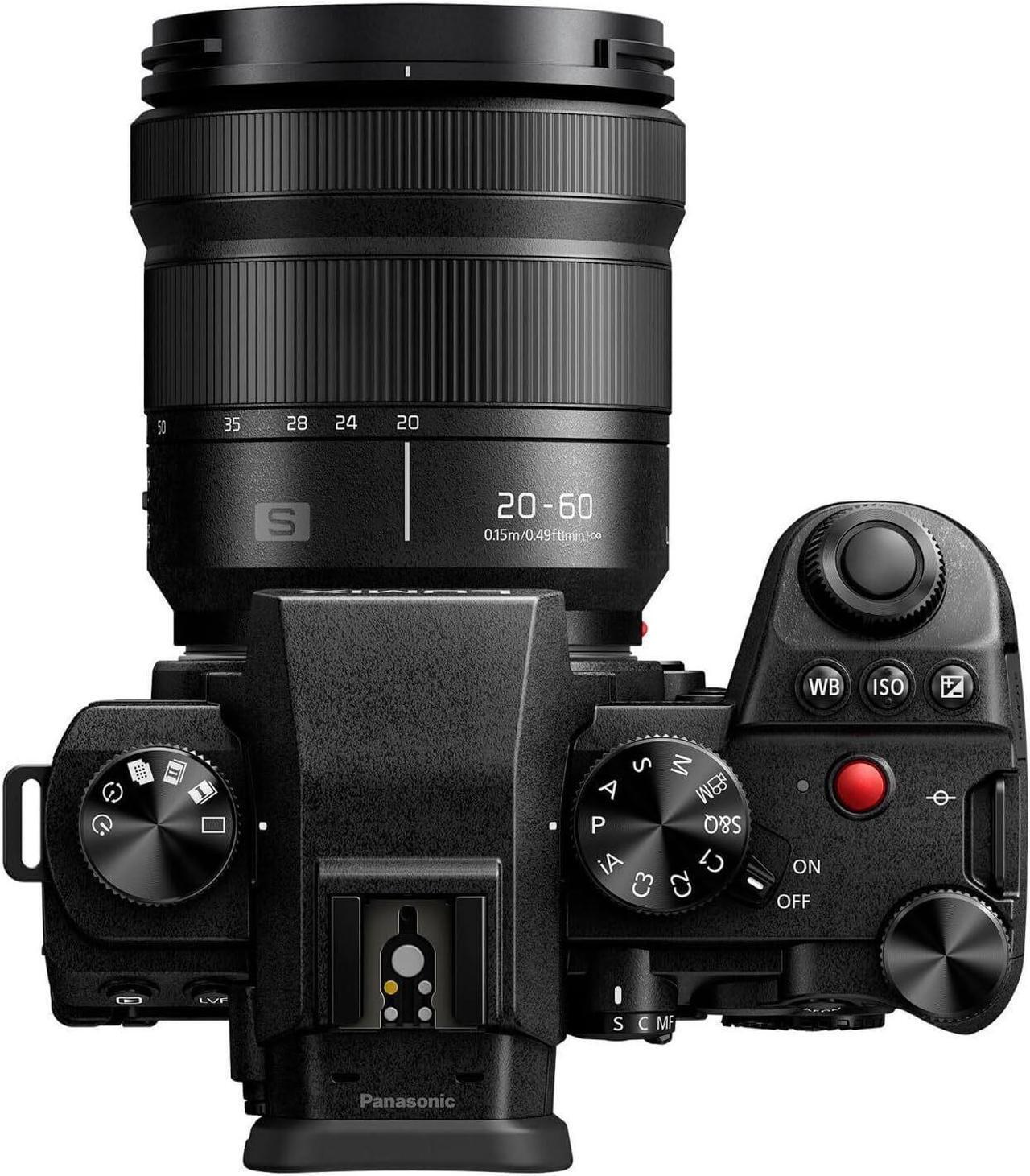 Alt view image 7 of 7 - Panasonic LUMIX S5II Hybrid 24.2MP FF Mirrorless Camera with 20-60mm Lens Bundle