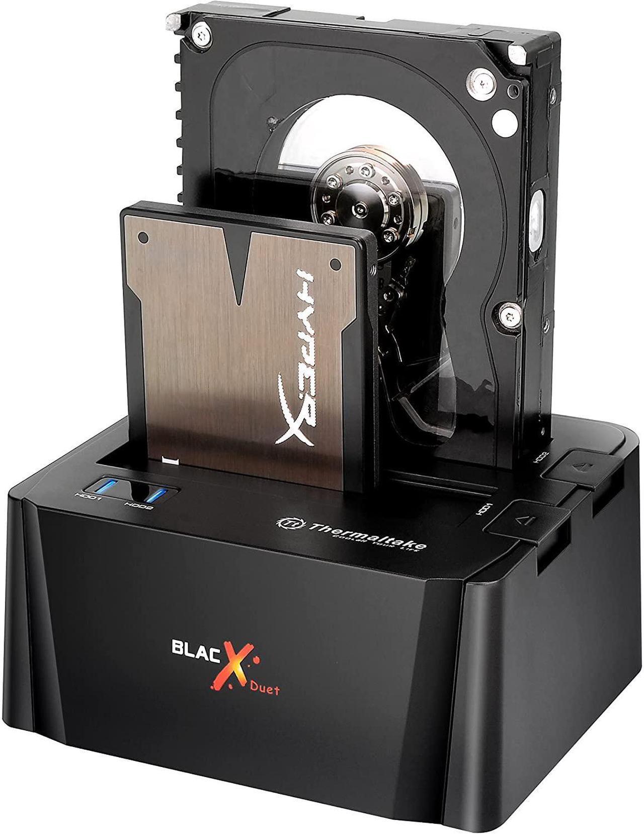 Thermaltake BlacX Duet 2.5/3.5 SATA I/II/III USB 3.0 External Hard Drive Enclosure Docking Station ST0014U-D