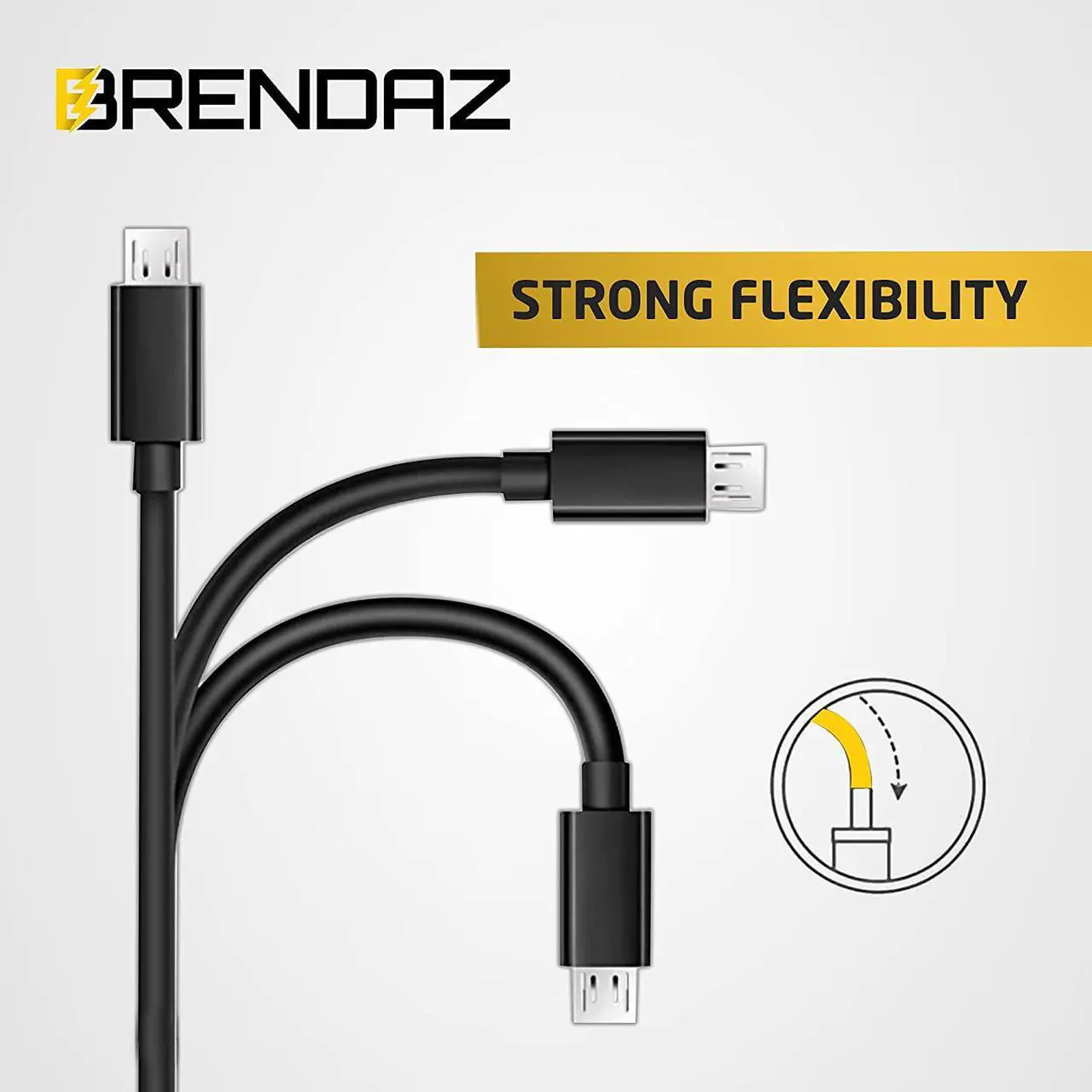 Alt view image 6 of 6 - BRENDAZ Compatible Canon Camera USB Cable for Canon EOS M50 Mirrorless, EOS 90D Cameras, USB 2.0 Cable Micro USB (6-Feet)