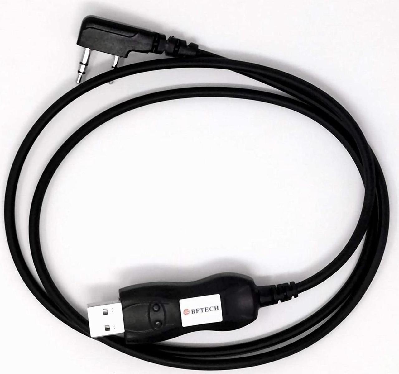 BFTECH PC03 FTDI Genuine USB Programming Cable Dual pin for BFTECH, BaoFeng, Kenwood, and AnyTone Radio