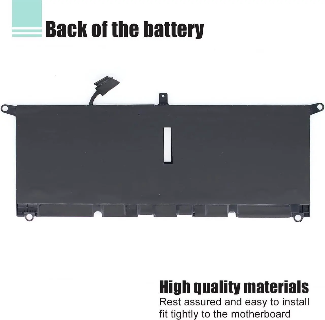 Alt view image 5 of 7 - BOWEIRUI DXGH8 Laptop Battery Replacement for Dell XPS 13 9370 9380 0H754V FHD 13-9370-D1705S Latitude 3301 Inspiron 5390 5391 7400 7490 Series G8VCF P82 (7.6V 52Wh 6500mAh)