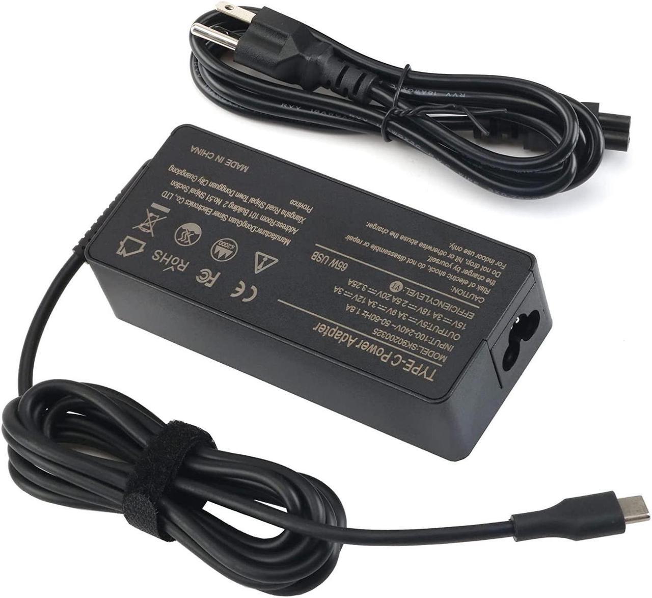 Main image of 65W USB C Type-C AC Adapter Power Cord ADLX65YDC2A for Lenovo ThinkPad E580 E480 X1 X1 Carbon 5th 6th 7th Gen X280 X390 Yoga L490 L590 Laptop AC Power Adapter Supply Cord
