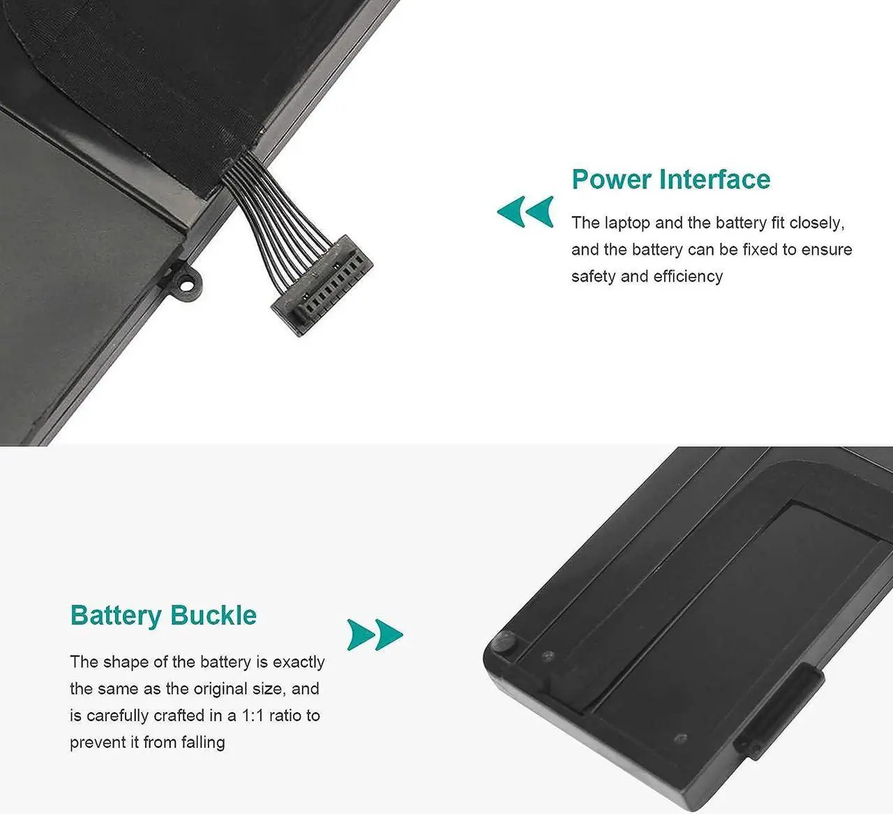 Alt view image 4 of 7 - Fancy Buying A1382 A1286 Laptop Battery for 15 inch MacBook Pro 8,2 9,1 MacBook Pro Battery A1286 (Mid 2012 Early 2011 Late 2011)