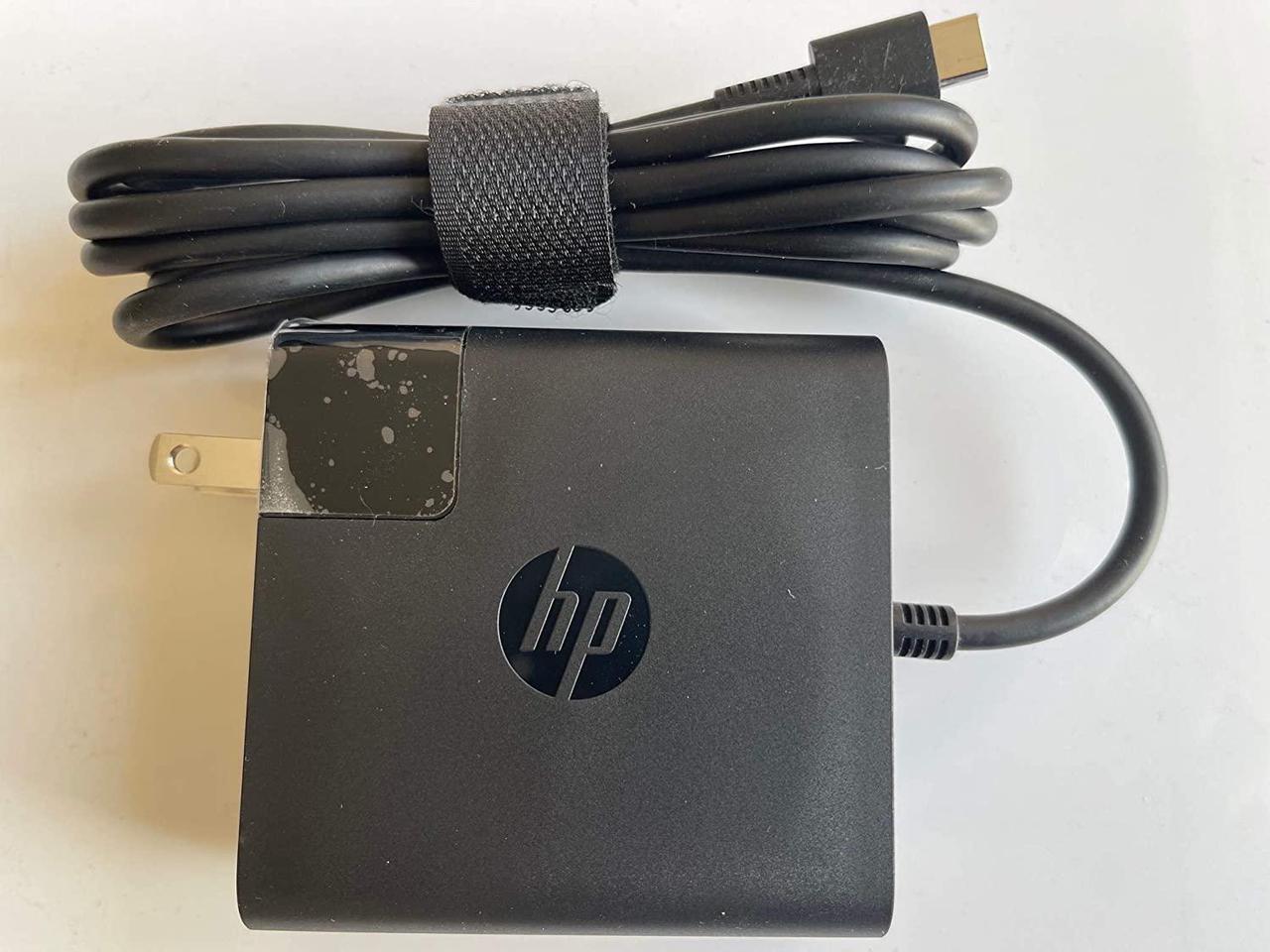 HP 65W Travel USB C AC Adapter for HP Spectre X2 X360, HP EliteBook x360 1040 G6, TPN-CA06, L30757-002, L32392-001, TPN-AA03, L30757-004, L32392-001,860209-850, 925740-002.