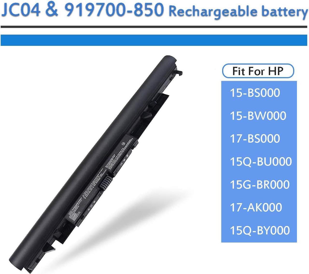 Alt view image 3 of 6 - 919700-850 JC04 Laptop?Battery?for?HP?15-bs?15-bw?17-bs?Series?15-bs0xx 15-bs1xx 15-bs015dx?15-bs013dx?15-bs115dx?15-bs113dx,Fit?919701-850??919681-421?TPN-W129?TPN-W130?[14.6V 2600mAh 4Cell]