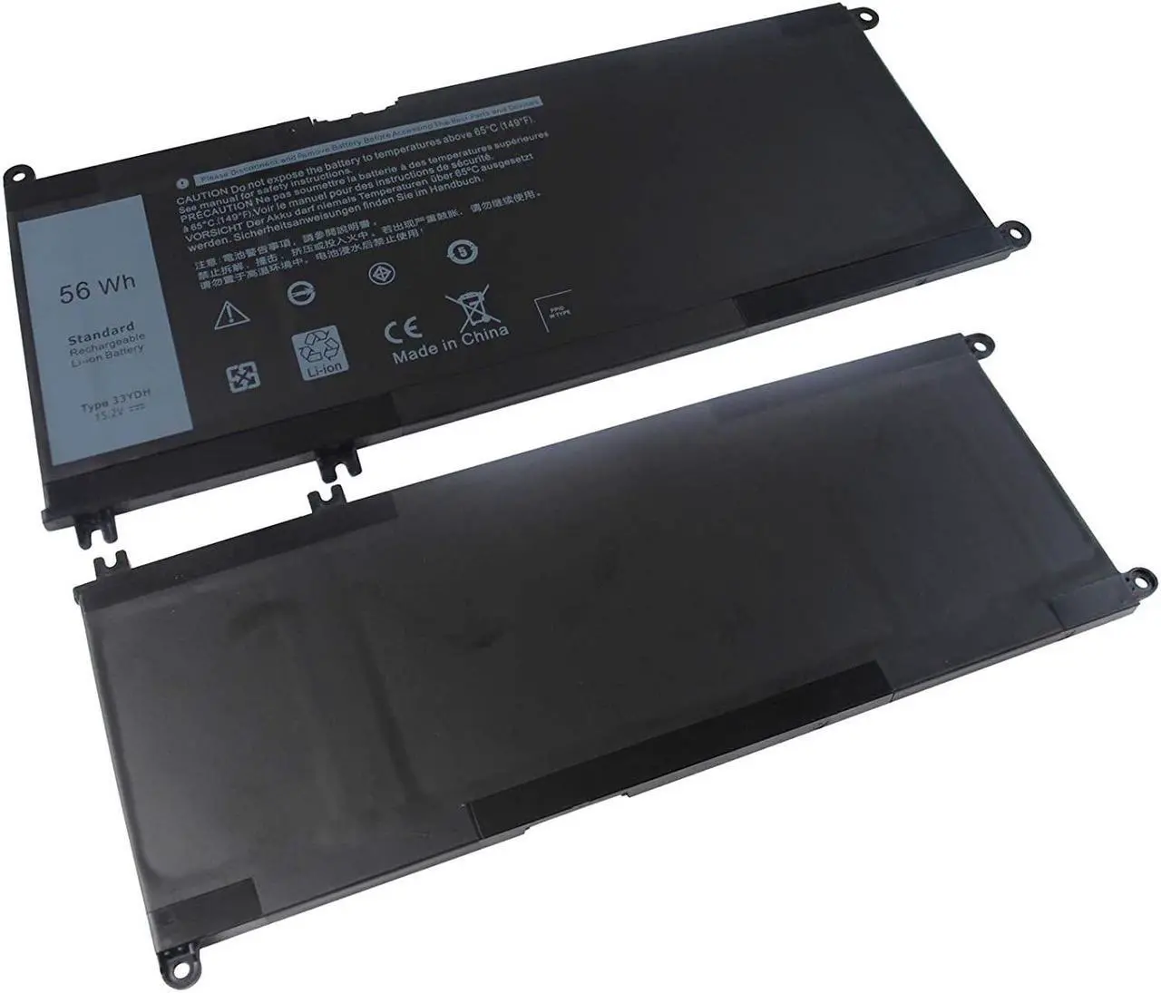 Alt view image 3 of 6 - Laptop 33YDH Battery for Dell Inspiron 17 7000 7778 7779 7786 7773 15 7577 7573 G3 15 3579 G3 17 3779 G5 5587 G7 7588 Latitude 13 3380 14 3490 15 3590 3580 PVHT1 P30E P30E001 81PF3 081PF3 451-BCDM