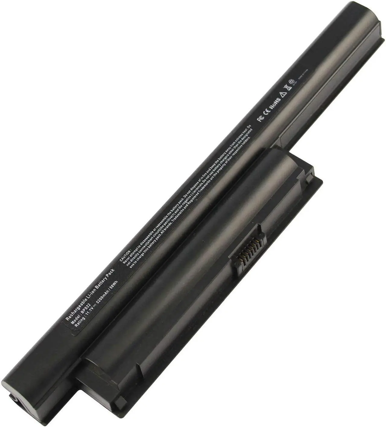 Alt view image 3 of 5 - Futurebatt 6Cell Laptop Battery for Sony Vaio VGP-BPS22 VGP-BPS22A VGP-BPL22 VGP-BPS22/A VPC-E1Z1E VPC-EA
