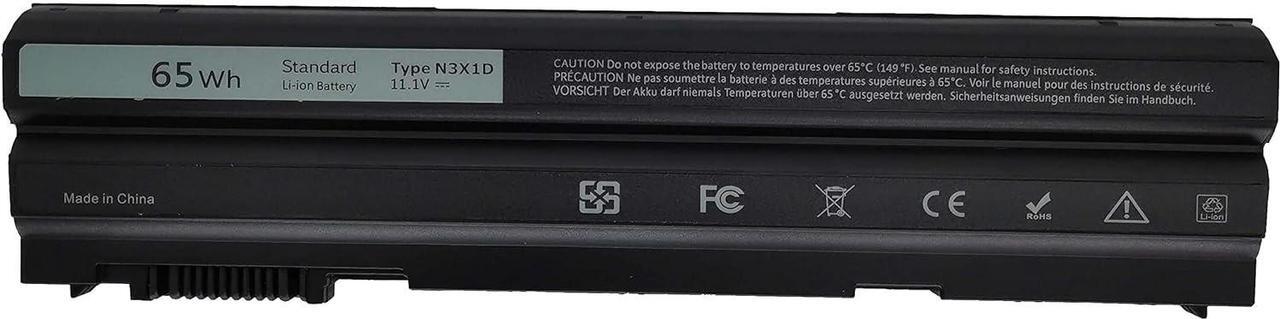 Alt view image 5 of 6 - Fully New 11.1V 65Wh Replacement N3X1D Laptop Battery Compatible with Dell Latitude E6540 E6440 E5530 E5430 E6520 E6420 Precision N3X1D M2800