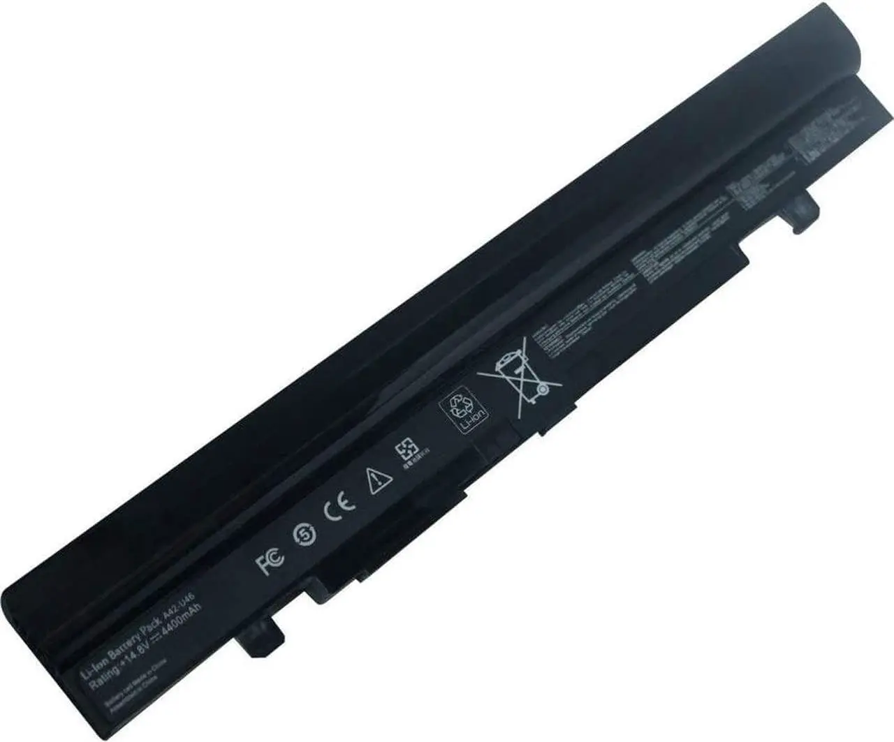 Alt view image 2 of 5 - Futurebatt 5200mAh Battery for Asus U56 U46 U46E U46J U46S U56E U56J U56S Fits A32-U46, A42-U46
