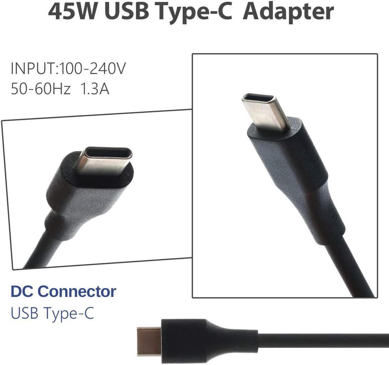 Alt view image 6 of 7 - USB-C Laptop Charger 45W for Acer Chromebook 315 311 CP311 CP315 CB311 CB315 Chromebook Spin 11 13 15 R13 713 714 715 C721 C732 C733 C933 N16Q14 N17Q5 N18Q1 N15Q13 Type C Charging Cord