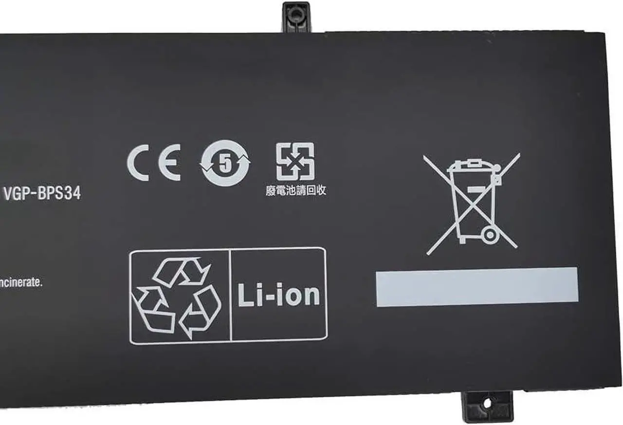 Alt view image 3 of 4 - Batterymarket VGP-BPS34 Replacement Laptop Battery Compatible with Sony Vaio Fit 15 Touch Vgp-bps34 Vgp-bpl34 Svf15a1bcxs (11.1V 3650mAh)