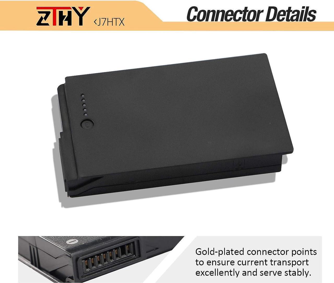 Alt view image 4 of 7 - ZTHY J7HTX 7XNTR Laptop Battery Replacement for Dell Latitude 7202 7212 7220 Rugged Extreme Tablet Series 02JT7D 2JT7D FH8RW J82G5 VW5Y4 451-BBOR 451-BCCO 451-BCDH 7.6V 34Wh 4342mAh