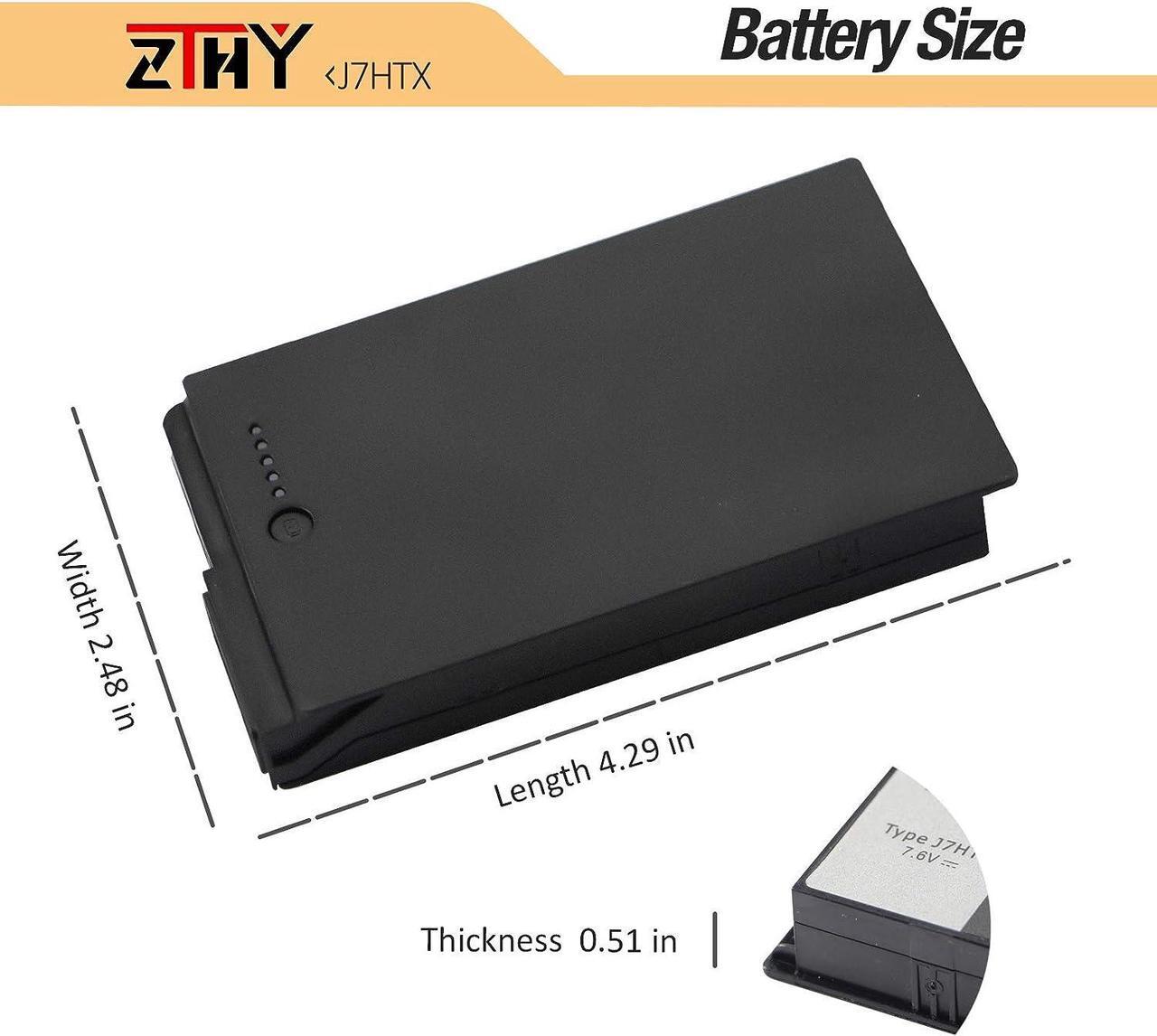 Alt view image 7 of 7 - ZTHY J7HTX 7XNTR Laptop Battery Replacement for Dell Latitude 7202 7212 7220 Rugged Extreme Tablet Series 02JT7D 2JT7D FH8RW J82G5 VW5Y4 451-BBOR 451-BCCO 451-BCDH 7.6V 34Wh 4342mAh