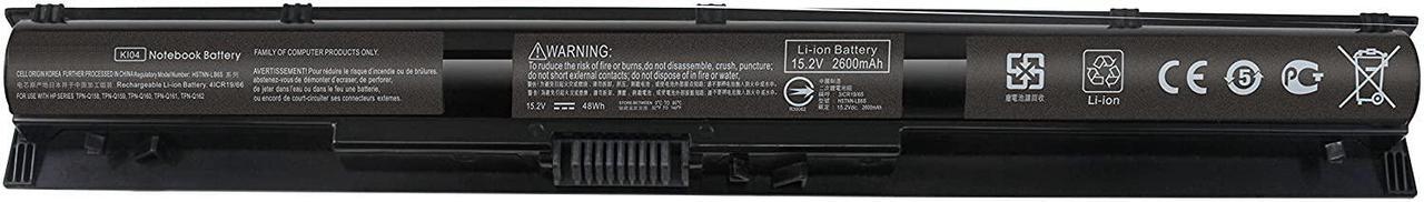 Main image of KI04 K104 KIO4 800049-001 825596-001 Laptop Battery for HP Pavilion 14-ab 15-ab 15-an 17-g 17t-g 800009-421 800010-421 800049-421 800050-001 HSTNN-DB6T HSTNN-LB6S IB6X LB6R HSTNN-LB6T TPN-Q158