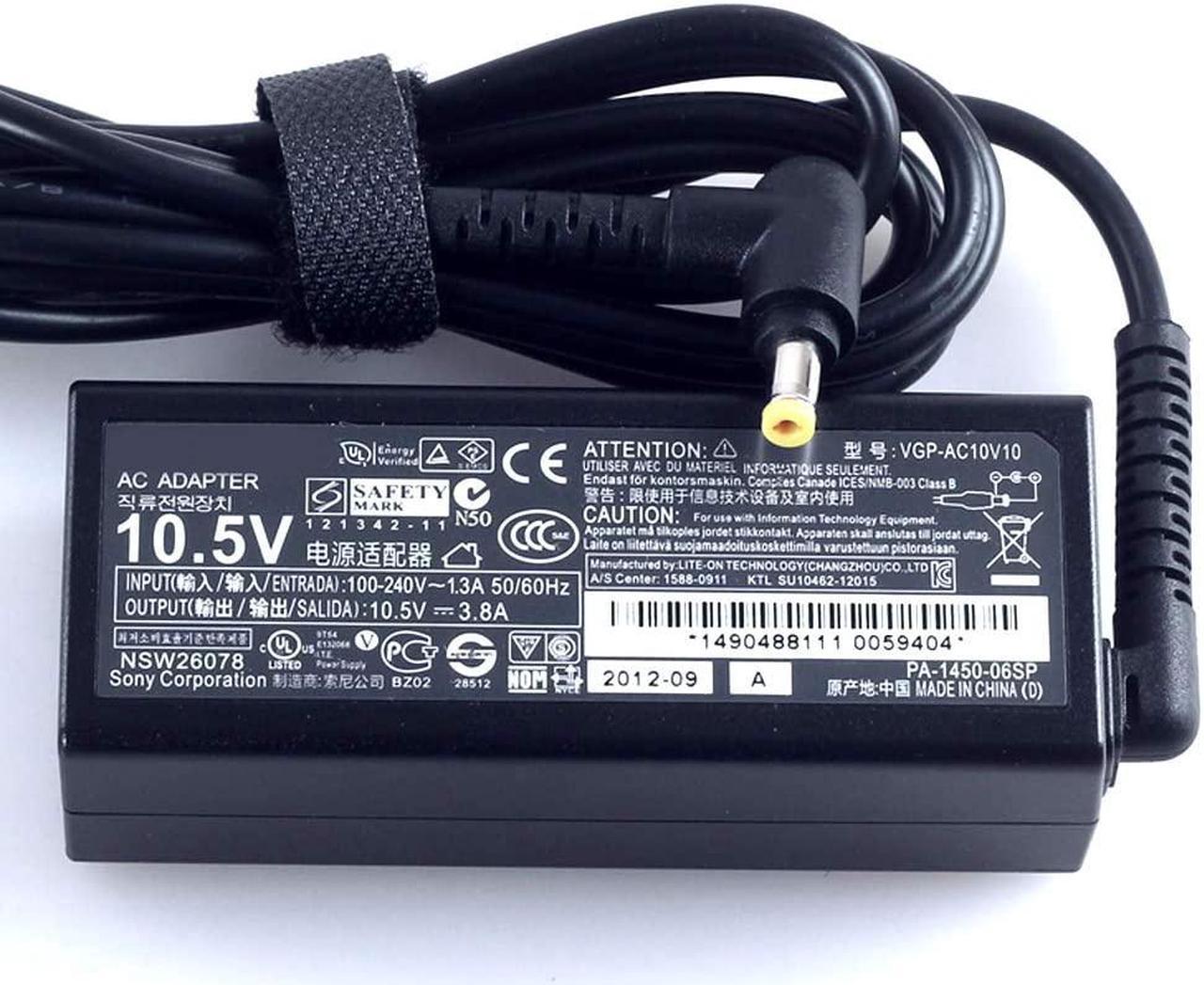 Original AC Adapter Charger for Sony VGP-AC10V10 VAIO Duo 13 Pro 11/13 10.5V 3.8A