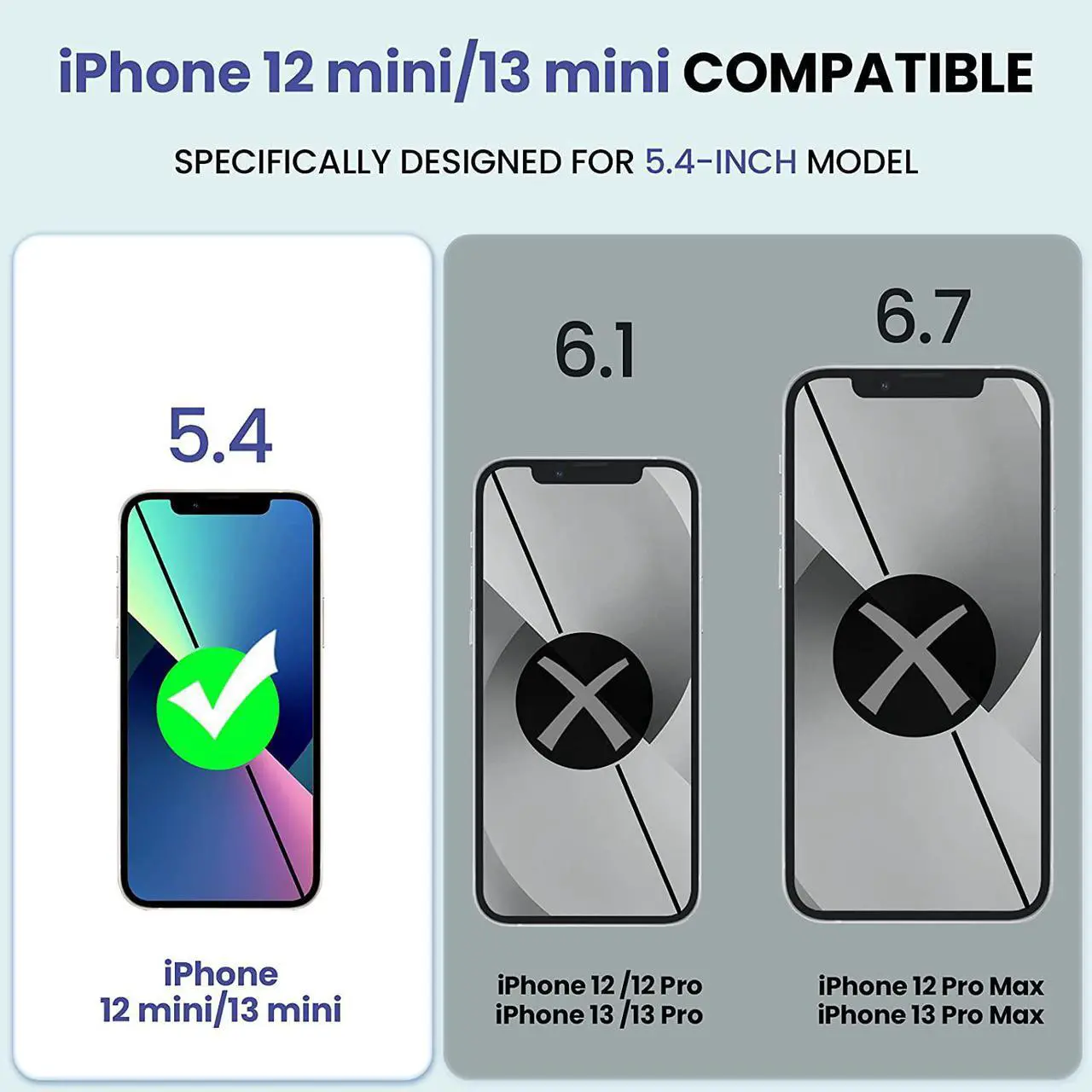 Alt view image 2 of 7 - NEWDERY Battery Case for iPhone 13 mini/12 Mini, 4700mAh Portable Rechargeable Battery Pack, Wireless Charging Case Extended Battery Charger Case for iPhone 13 Mini (5.4")