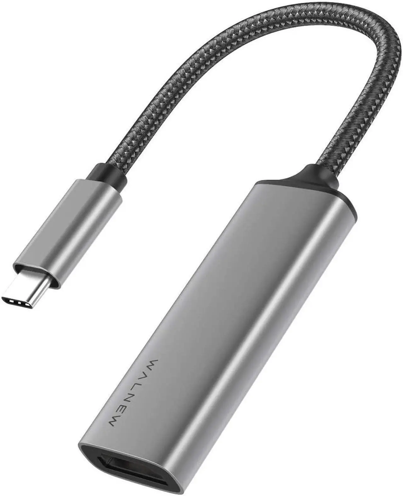 Main image of USB C to HDMI Adapter (4K@60Hz), WALNEW USB Type-C to HDMI Adapter (Thunderbolt 3 Compatible), HDMI to USB C Adapter for MacBook Pro/Air, iPad Pro, Pixelbook, Dell XPS, Samsung Galaxy and More (Gray)