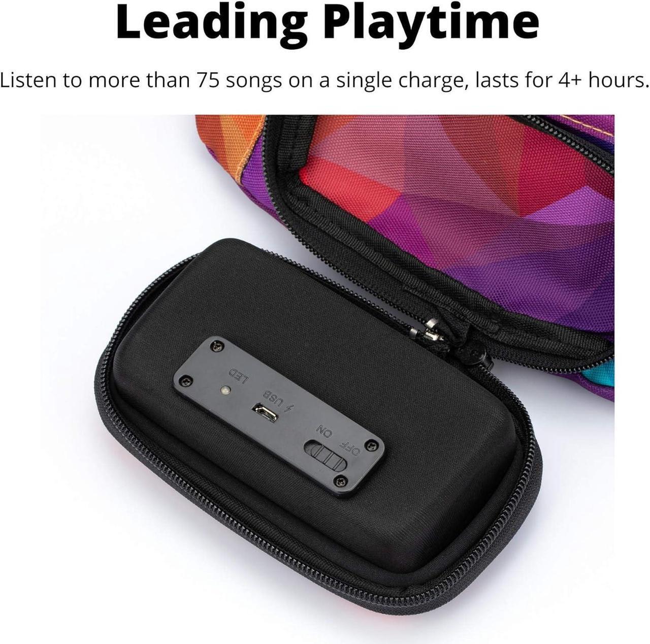 Alt view image 5 of 6 - The #1 Fannypack with Speakers. Bluetooth Fanny Pack for Parties/Festivals/Raves/Beach/Boats. Rechargeable, Works with iPhone & Android. #1 (Retro, 2024 Edition)