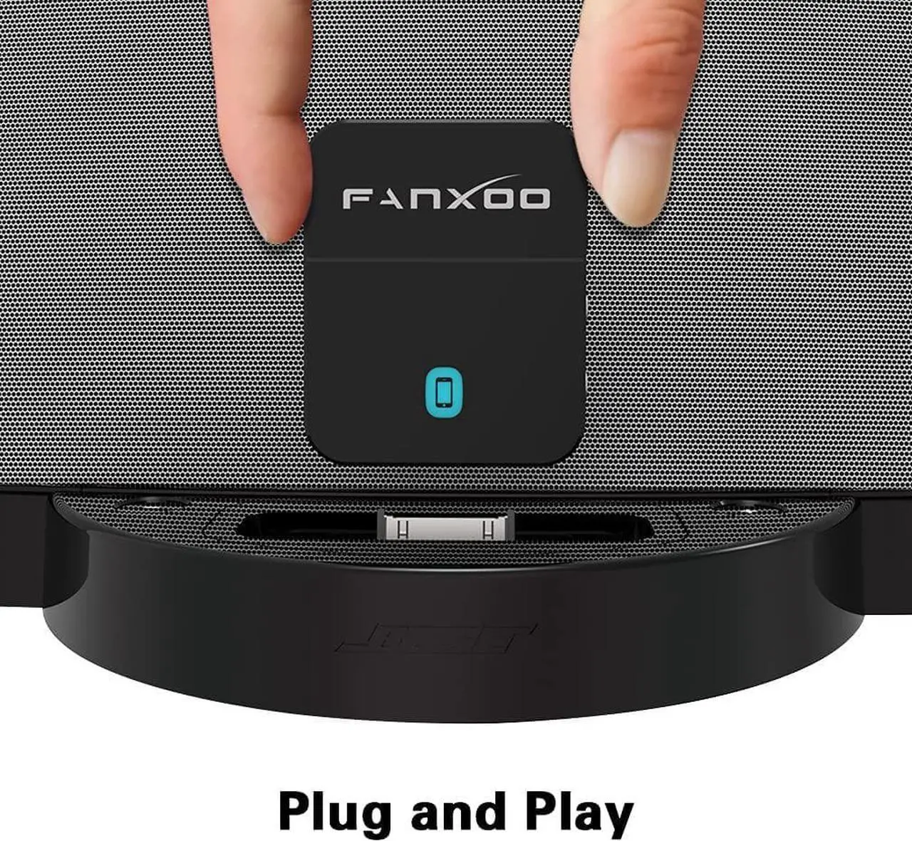 Alt view image 3 of 7 - Fanxoo DockPro 30 pin Bluetooth 5.0 Adapter for Bose Sounddock 30 pin to Lightning Bluetooth Adapter Compatible for iPhone iPod Docking Station