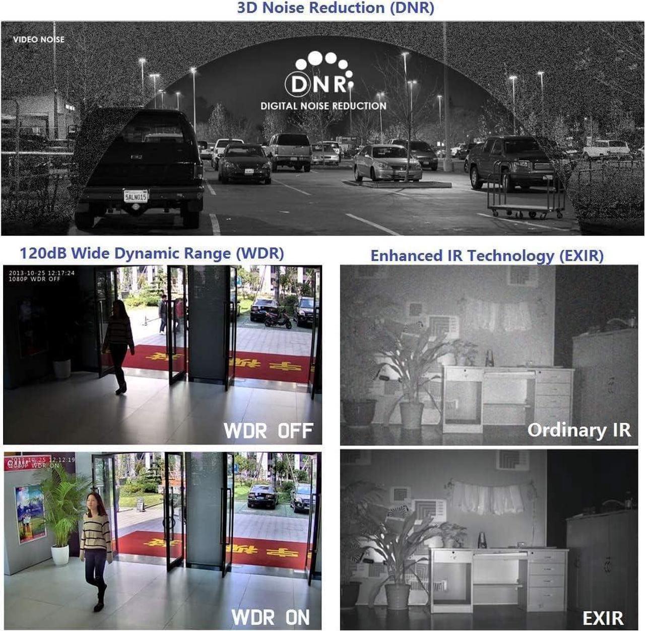 Alt view image 5 of 5 - kvson DS-2CD2183G2-I Acusense 8MP IP PoE Dome Camera Indoor Outdoor, 2.8mm Wide Angle, 3-Axis, WDR, IP67 Compatible with Hik Vision IP Camera NVR System English Version
