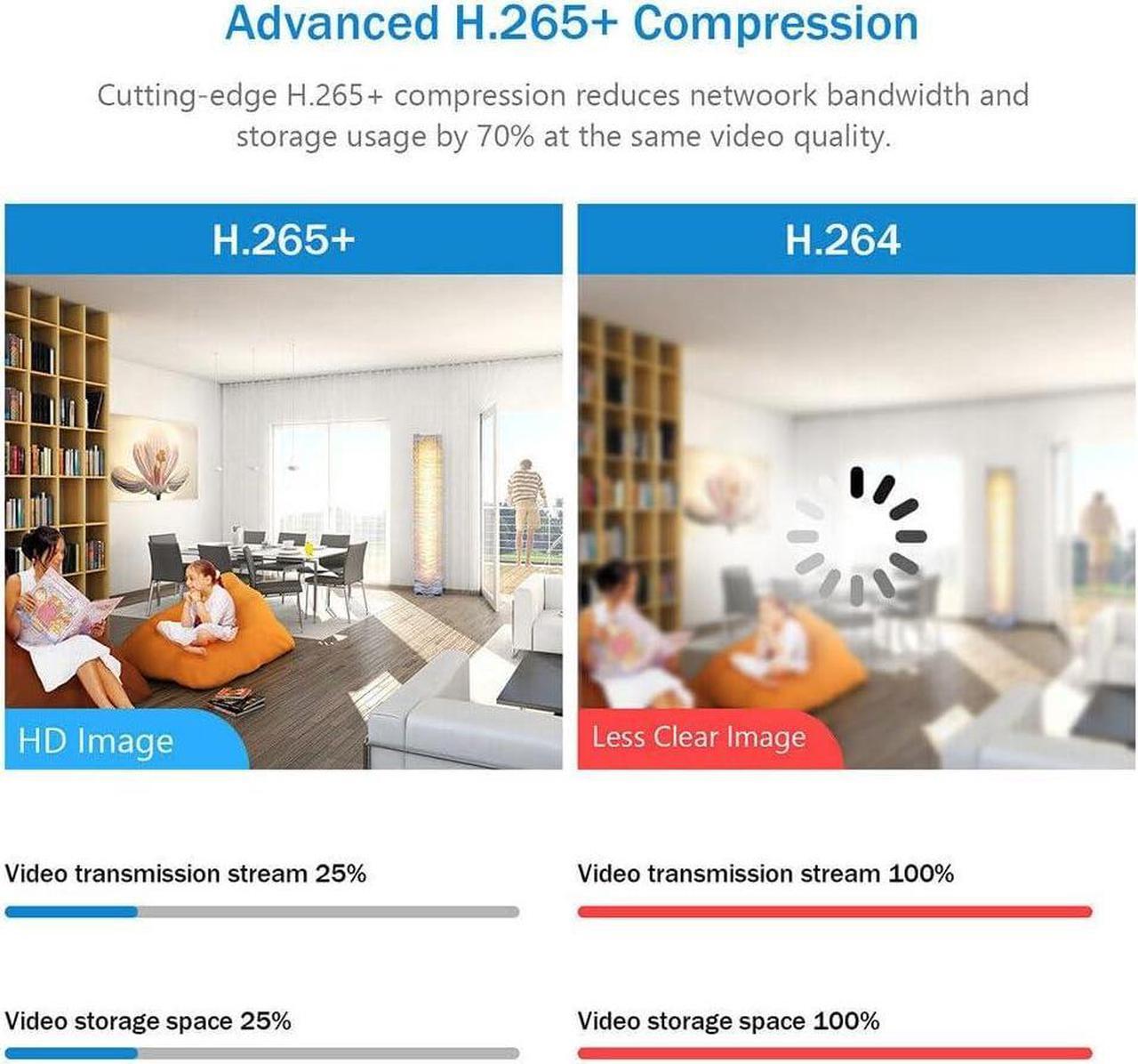 Alt view image 7 of 7 - HIKV DS-2CD2387G2H-LIU 2.8mm 4K 8MP Smart Hybrid Light Color VU Turret PoE IP Camera, 131ft Smart Color Night Vision, Perimeter Protection, Face Capture, Mic, 130dB WDR, Metal,Upgraded DS-2CD2387G2-LU