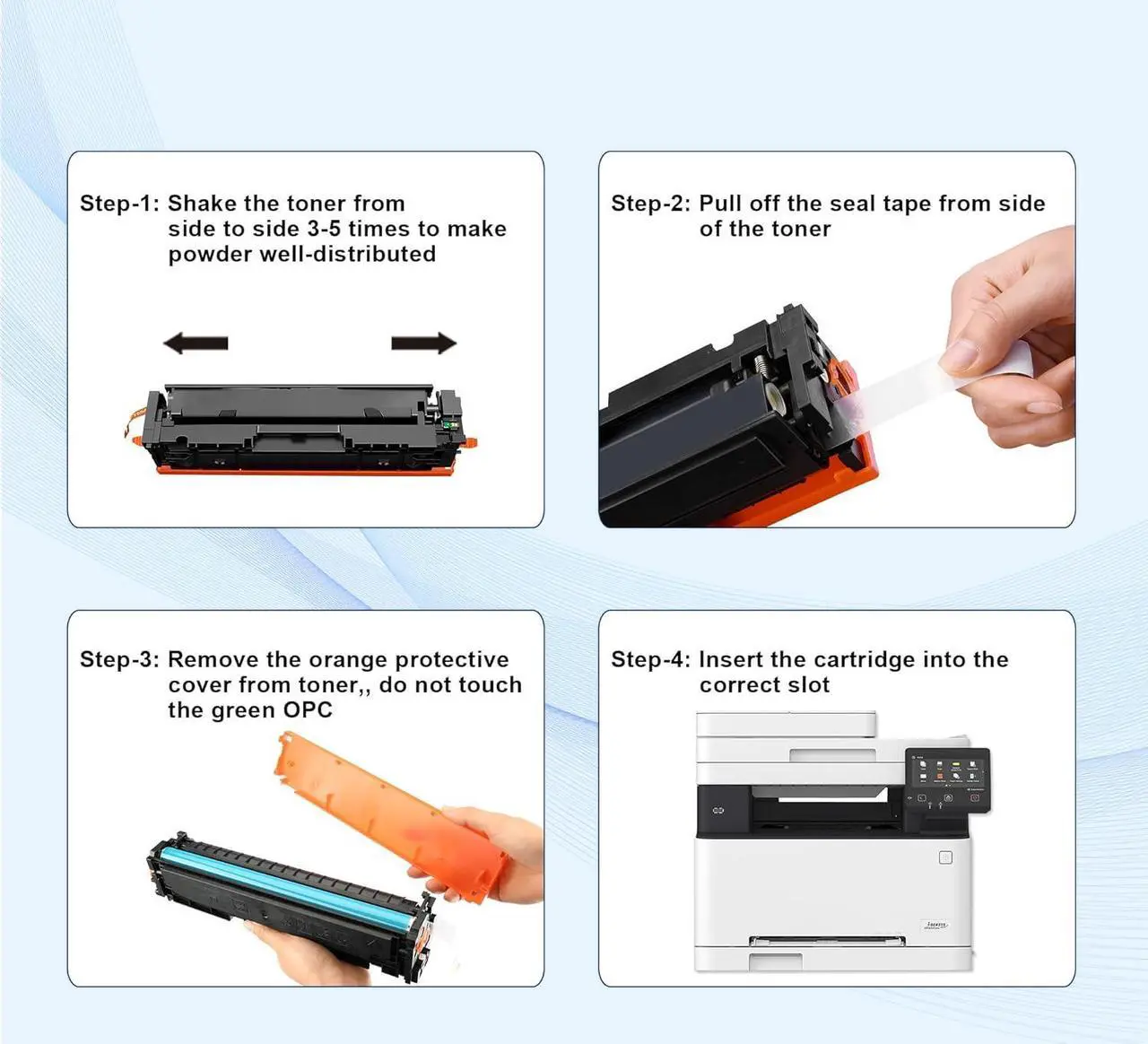 Alt view image 5 of 6 - 655A Magenta Toner Cartridge Replacement   655A CF453A   Color Laser Enterprise M652, M653, Color Laser Enterprise MFP M681, M682 Series