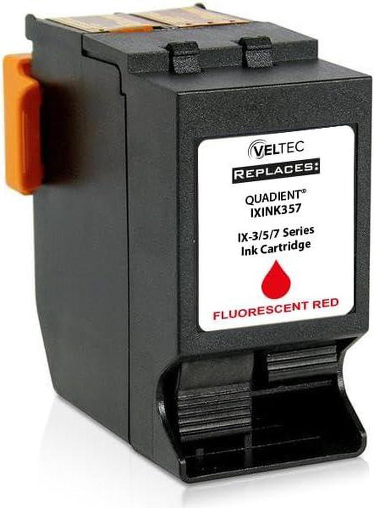 Main image of Veltec Made in USA Compatible IXINK357 Quadient Neopost Red Ink Cartridge for IX3, IX5 & IX7 Postage Meters Mailing System