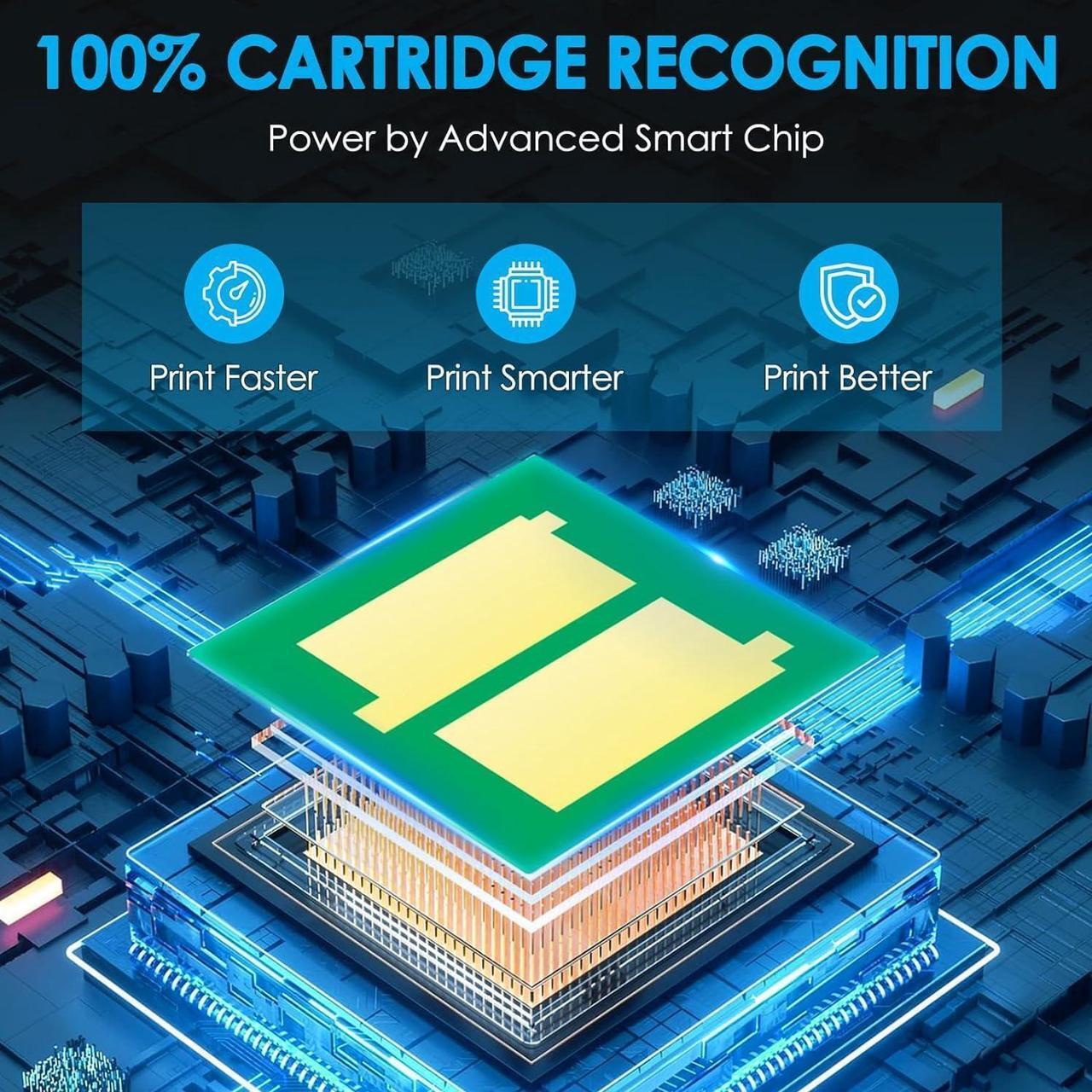 Alt view image 5 of 7 - LeciRoba 410A Toner Cartridge Replacement  410A CF410A CF411A CF412A CF413A  Color Laserjet Pro MFP M477fdw M477fdn M477fnw Pro M452dn M452nw M452dw Series Printer (2B/C/Y/M, 5 Pack)