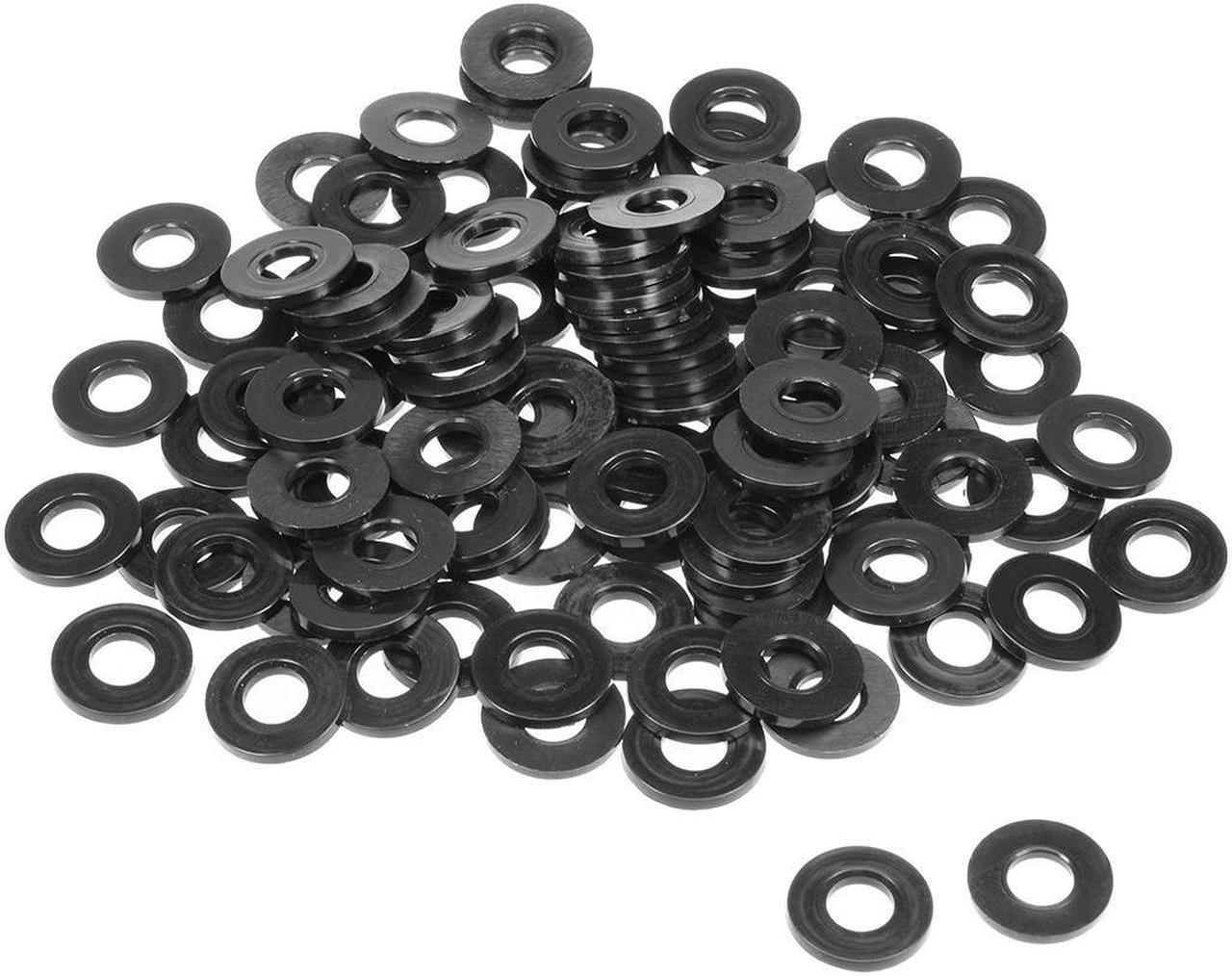 Nylon Flat Washers 19mm OD 8mm ID 2mm Thickness for Faucet Pipe Water Hose, Pack of 100