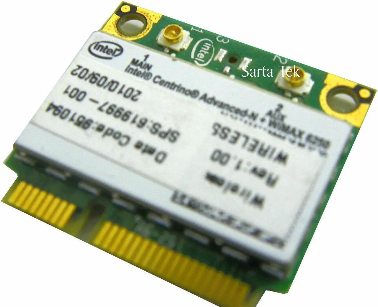 Main image of New HP 619997-001 Intel Centrino Advanced-N +WiMAX 6250 622ANXHMW Dual PCIe Half