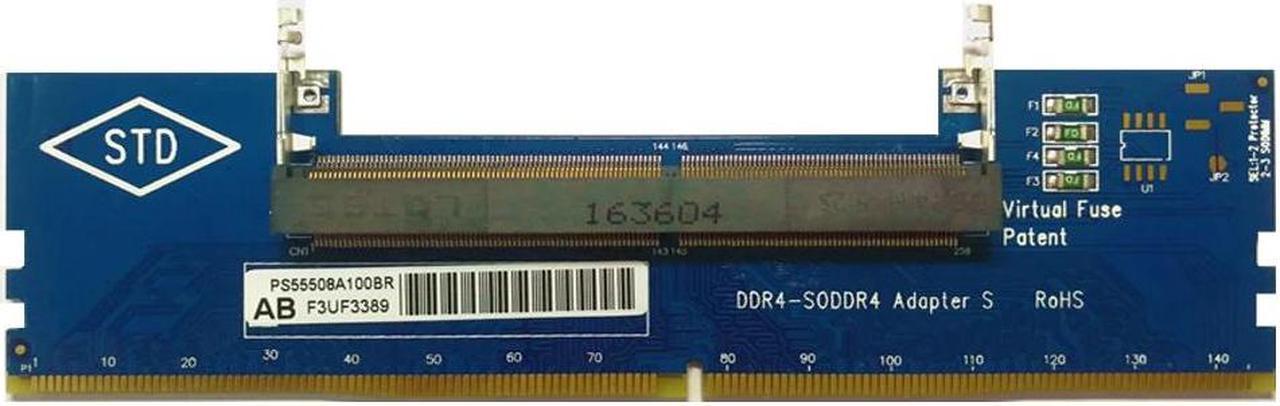 DDR4 Laptop SO DIMM to Desktop DIMM Memory RAM Connector Adapter Card Add on Cards Memory RAM DIMM Adapter