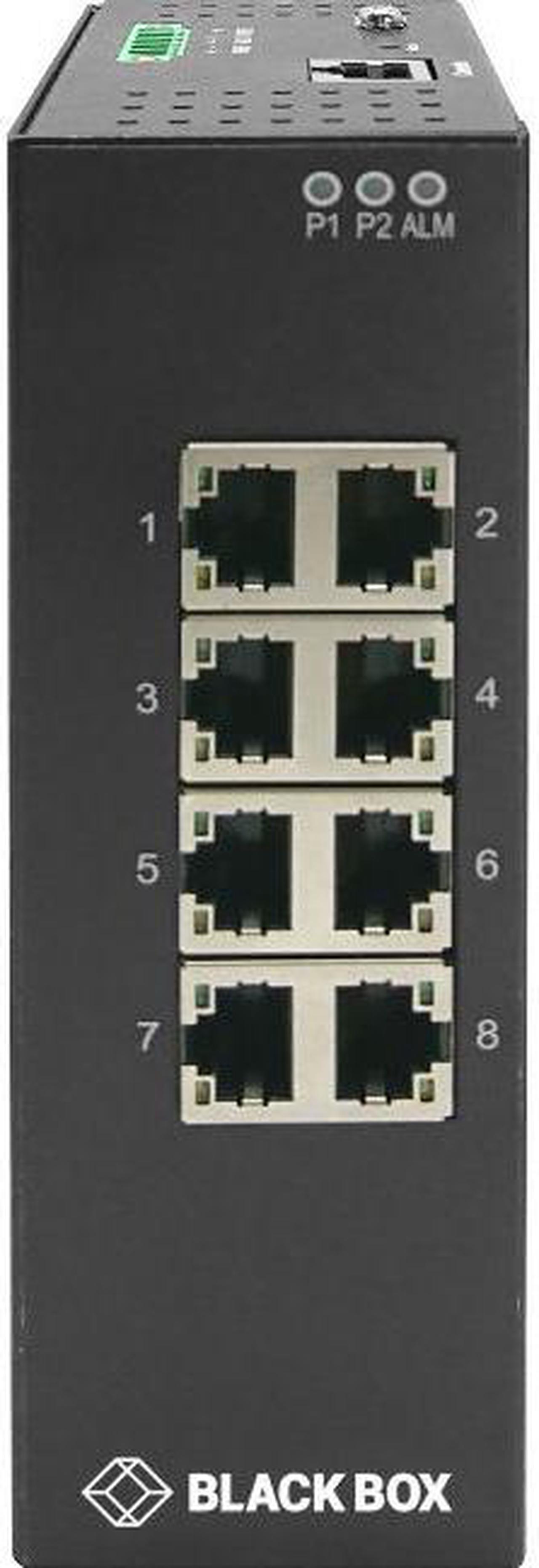 Alt view image 4 of 6 - Black Box Industrial Gigabit Ethernet Managed L2+ Switch - Extreme Temperature (8) RJ-45